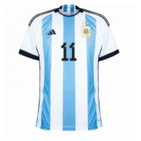 Camisa de time de futebol Argentina Angel Di Maria #11 Replicas 1º Equipamento Mundo 2022 Manga Curta
